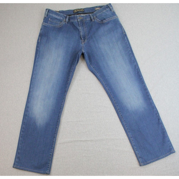 34 Heritage Jeans Mens Size 40 x 34 Blue Denim Mid Rise Straight Leg 5 Pockets
